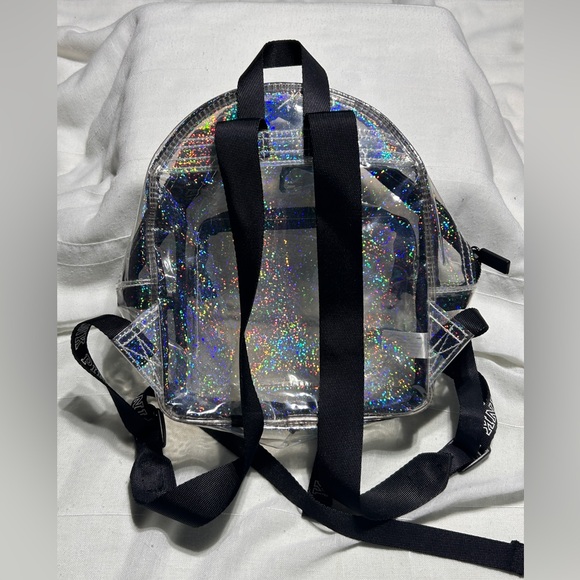 Victoria's Secret PINK Clear Holographic Mini Backpack - Picture 2 of 9